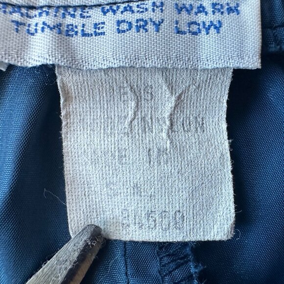 Vintage Bill Rodgers Womens Small Pants Windbreaker Zipper Ankle Blue Pull On - Picture 9 of 9